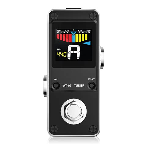 tuner pedal lekato chromatic tuner pedal  guitar  bass mini
