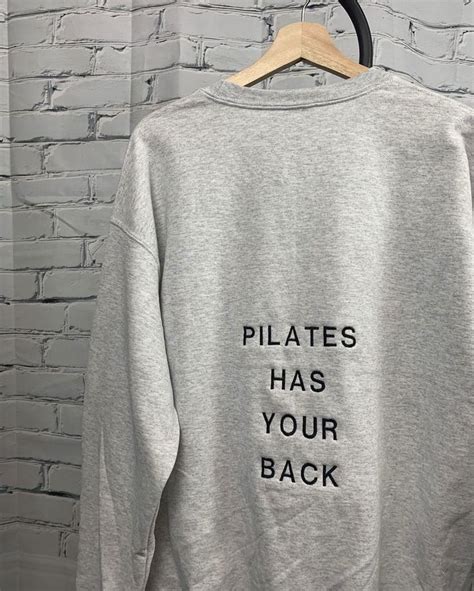 Pilates Custom Sweater Embroidered Pilates Lover