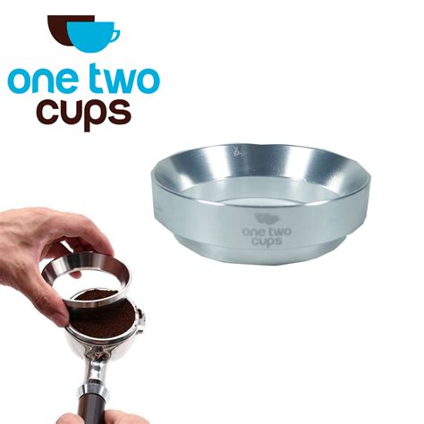 One Two Cups Dosing Ring Portafilter Espresso Magnetic Aluminium Mm