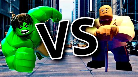 Lego Marvel Superheroes Hulk Vs Kingpin Epic 4k Gameplay No Commentary Youtube