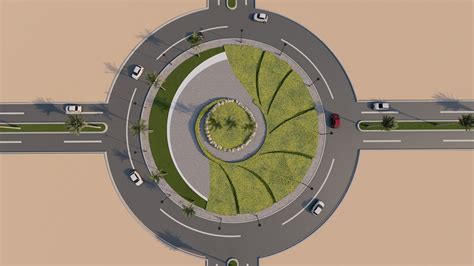 Roundabout Landscape on Behance