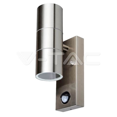 Led Facade Lamps Wall Fitting Gu Sensor Steel Body Way Ip