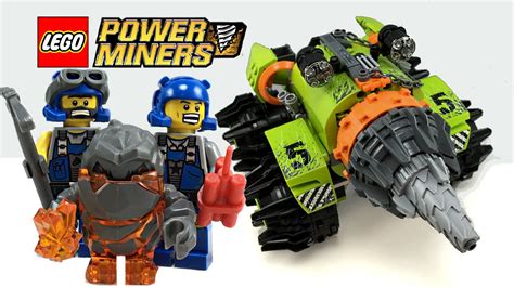 Lego Power Miners Thunder Driller Review 2009 Set 8960 Youtube