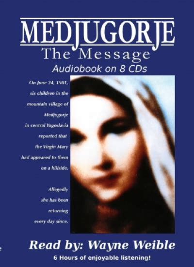 Medjugorje The Message Audio Book On Cds Weible Columns