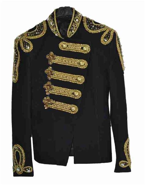 Michael Jackson Balmain Golden Jacket Movie Leather Jackets