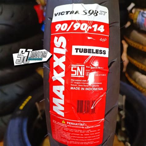 Jual Ban Luar MAXXIS VICTRA S98 ST 90 90 14 Tubeless Pentil