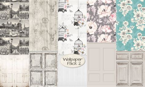 Simplypurr Wallpaper Packs | Sims 4, Sims, Sims 4 cc furniture