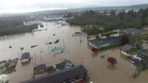 Drone Flies Over Tillamook Flooding Youtube