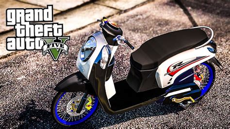 Honda Scoopy I Gta V Mod Yamatum O Youtube