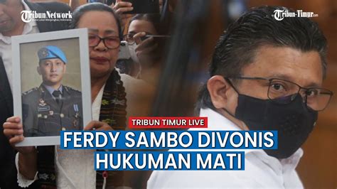 Tangis Ibunda Brigadir J Pecah Di Ruang Sidang Ferdy Sambo Divonis