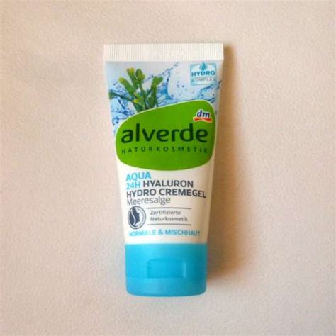 Test Tagespflege Alverde Aqua 24H Hyaluron Hydro Cremegel Pinkmelon