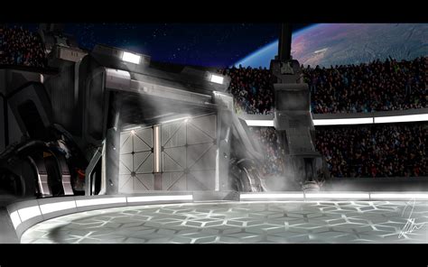 Jamie Warner - Galactic Coliseum: Sci-fi Arena concept