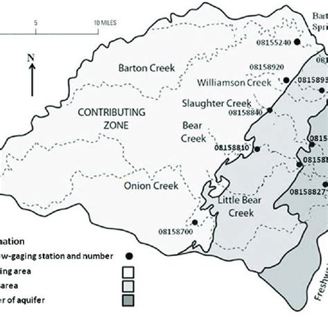 Boundaries For The Aquifer Recharge Area And Contributing Area And