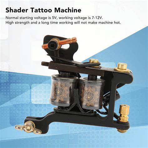 Black Type Coil Tattoo Machine Wraps Alloy Frame Coil Tattoo