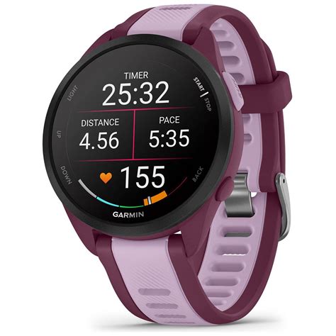 Garmin Forerunner 165 Music Hrm With Gps Watch Pink Start Fitness