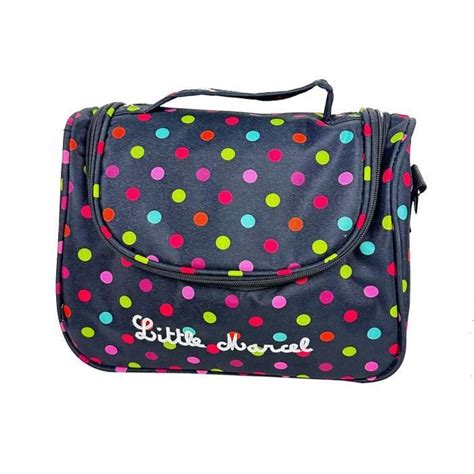 Sac bandoulière petit point Little Marcel Noir Cdiscount Bagagerie