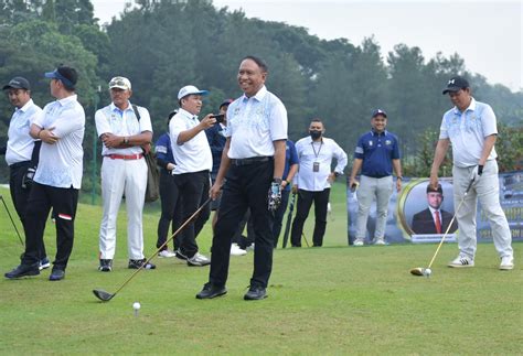 Menpora Amali Apresiasi HIPMI Yang Menggelar HGCI Golf Open Tournament 2022