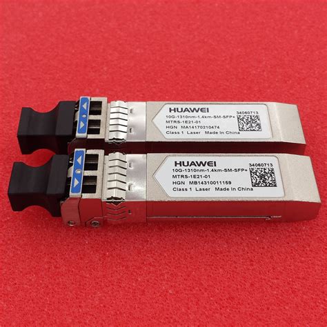 Original Huawei SFP 10G 1310nm 1 4km SM SFP MTRS 1E21 01 34060713