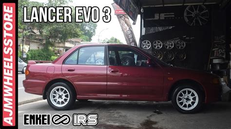 Modifikasi Lancer Evo Velg Enkei Irs Ajmheelsstore Youtube