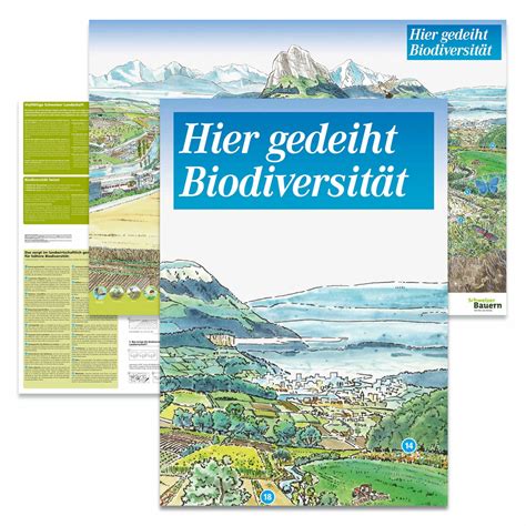 Schulposter Biodiversit T Shop Der Schweizer B Uerinnen Bauern