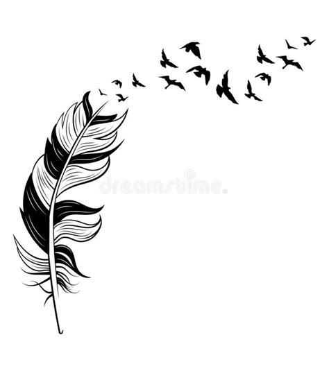 Beautiful Bird Tattoo Black White Stock ... | Birds tattoo, White ...