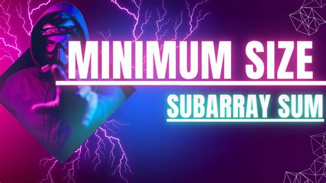 209 Minimum Size Subarray Sum LEETCODE C Solution Viral