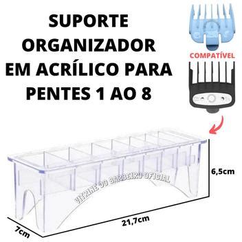 Suporte De Pentes Organizador Em Acr Lico Para Pentes Clipper