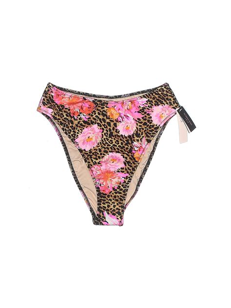 Victoria S Secret Floral Pink Swimsuit Bottoms Size M 51 Off ThredUp