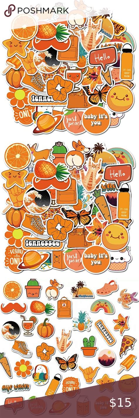 3/$30 🧡 50pc Vsco Girl Stickers | Girl stickers, Waterproof stickers ...