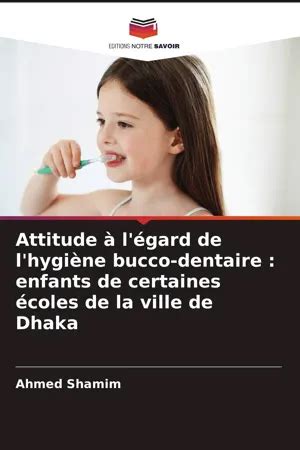 PDF Attitude à l égard de l hygiène bucco dentaire enfants de