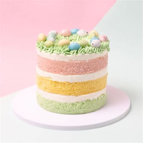 Easter Egg Pastel Naked Cake