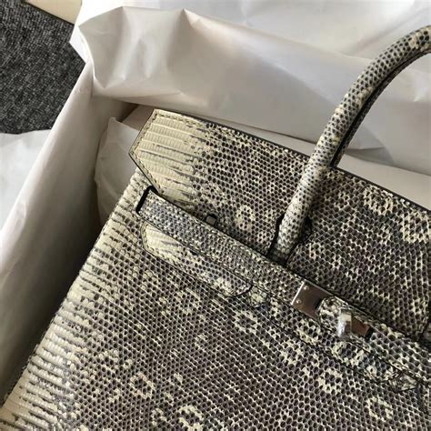 Hermès Birkin 25 Lizard 1D Desert 蜥蜴皮 原色 全手工蜜蠟線縫制 接受定制 Qatar Kuwait