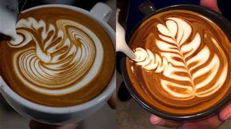 Amazing Latte Art Tutorials 2020 Swan Tulip Angel Уроки Латте Арт