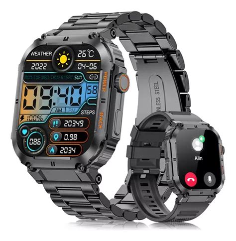 Smartwatch Hombre Reloj Inteligente Deportivo E Impermeable Meses Sin