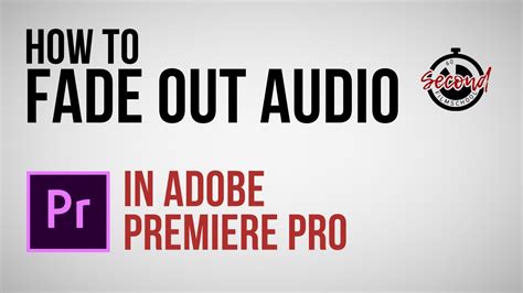 How To Fade Out Audio In Adobe Premiere Pro Youtube