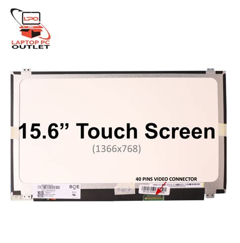 LPO Laptop LCD ScreenBOE NT156WHM T00 Replacement Laptop LCD Touch