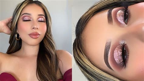 Burgundy Glam Makeup Tutorial Perfect For Prom Graduation YouTube