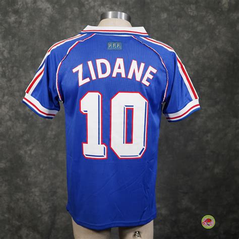 France World Cup 1998 Zidane” Retro Jersey Adults Picante Jerseys