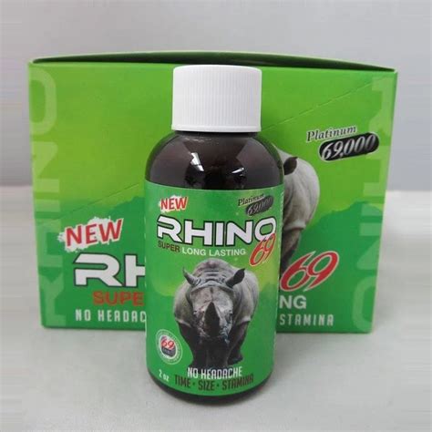 Rhino 69 Platinum Male Enhancement Shot 12ct 2oz Nimbus Imports