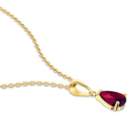 Collier Rubis Or Jaune Aurora Ocarat