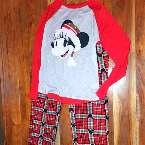 Disney Intimates And Sleepwear Womens Disney Minnie Mouse Christmas