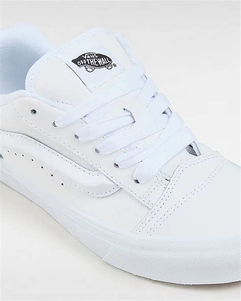 Leather Knu Skool Schuhe Weiß Vans