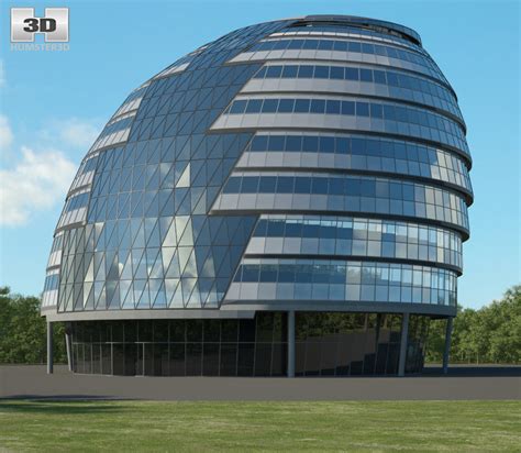 City Hall London 3D model - Architecture on Hum3D