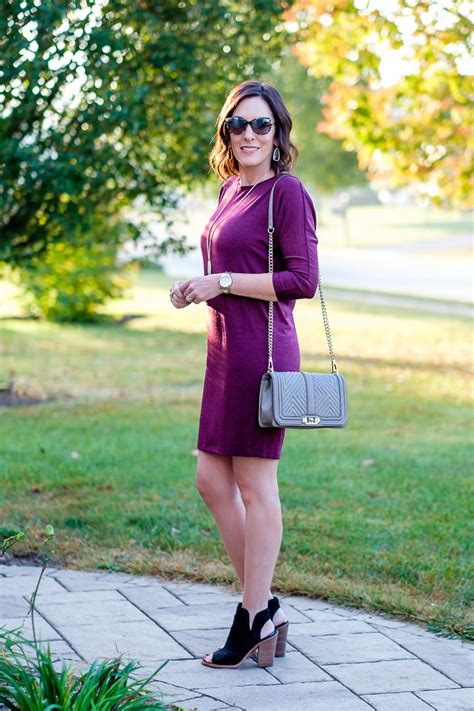 Fall Dress Outfit With Peep Toe Booties Jo Lynne Shane