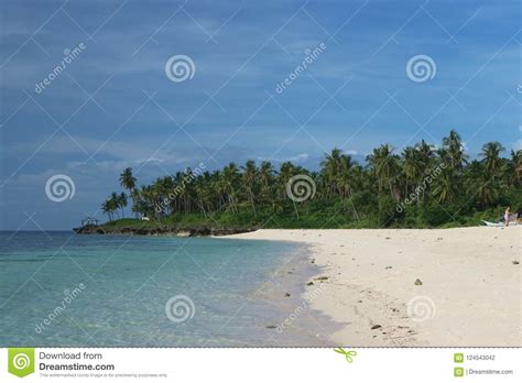 White Beach and Ocean Philippines Stock Photo - Image of travel, beach ...