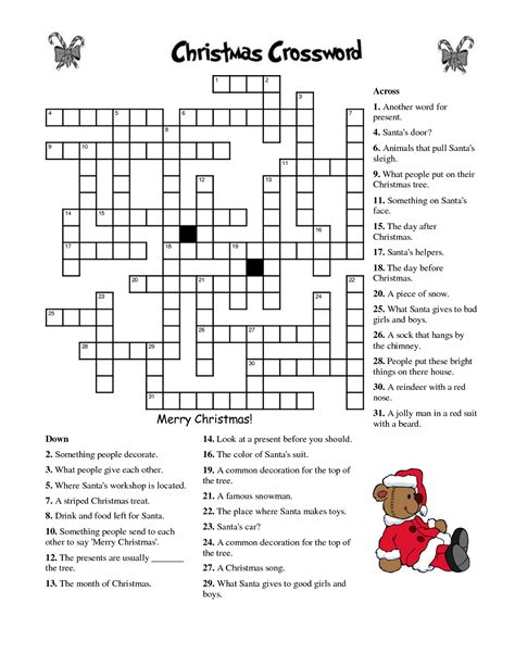 Printable Christmas Puzzle Printable Word Searches