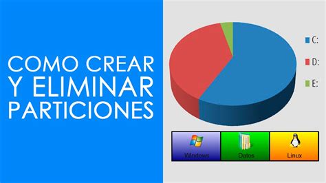 Como Crear Y Eliminar Particiones Sin Programas YouTube