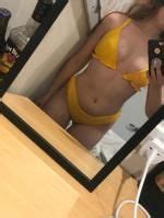 Hot Frilled Thong Bikini Set In Rubber Ducky Yellow S Zaful