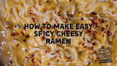 Instant Cheesy Cheese Ramen Noodles Recipe Video