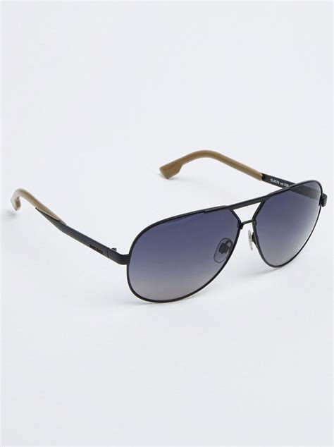 Diesel Aviator Sunglasses Black Diesel Eyewear